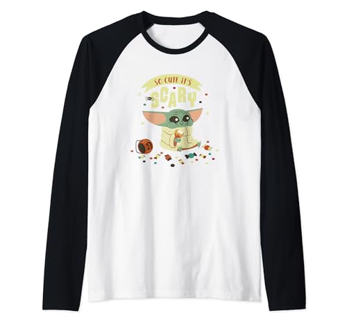 Star Wars Grogu Halloween baseball tee idée cadeau originale automne