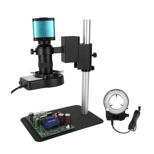 ラボ用顕微鏡アクセサリー ビデオ単眼顕微鏡48MP/38MP/13MP 4K HDMI USB産業カメラ(AN19 H1605B Set)
