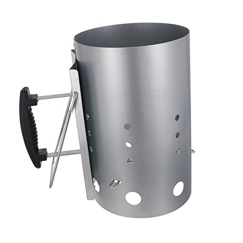 ifundom Stufa in Carbonio per Barbecue Fornello al Carbonio Accensione Rapida per Barbecue Accenditore per Caminetto in Attrezzo per Impugnatura in Nylon Protettiva