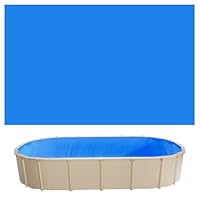 VEVOR Poolinnenfolie 3,6x6,2m, Poolfolie für 120 cm Wandhöhe, Ersatzfolie aus PVC, Innenhülle 0,8 mm Stärke, Schwimmbadfolie UniBead, Austauschfolie, Geeignet für Oberirdische Pools, Blau