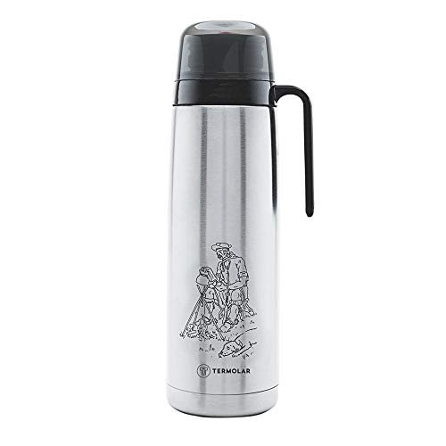 Garrafa Termica R-evolution Rolha Dupla Ação 1l Inox Dec