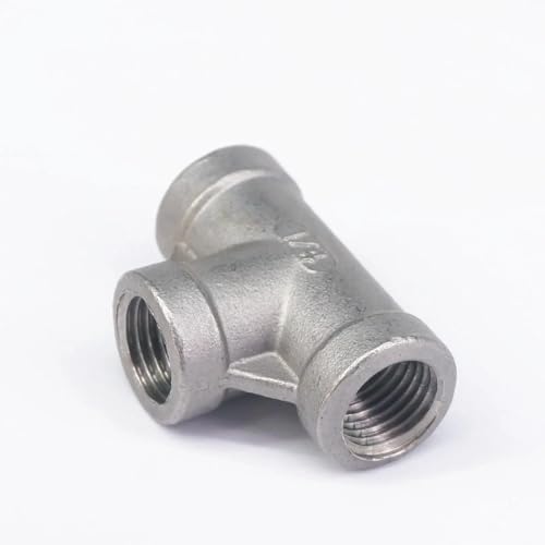 Raccord en T 1/8 femelle acier inoxydable 304 finition premium