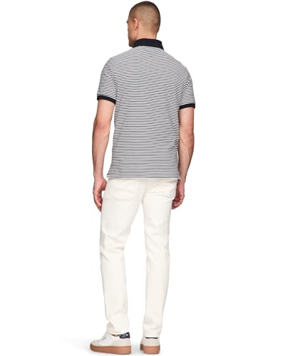 Image of Tommy Hilfiger Men's Short Sleeve Polo Shirts in Regular Fit With Stretch and Organic Pique Cotton