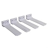Kühlschrank Schiene Kunststoff für weiß Kompatibel für midea(4pcs)