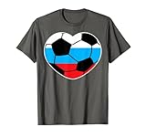 Bonito regalo de cumpleaños para fanáticos de la mascota o regalo de Navidad cuando juegas un campeonato de fútbol 2018. La camisa combina con calcetines, conos, tacos, espinilleras y tachuelas. Para padre, niños, niñas, hermano, novio, niño pequeño o papá que es un amante de Rusia.