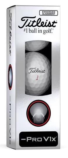 Amazon.com : Titleist Pro V1x Left Dash Enhanced Alignment
