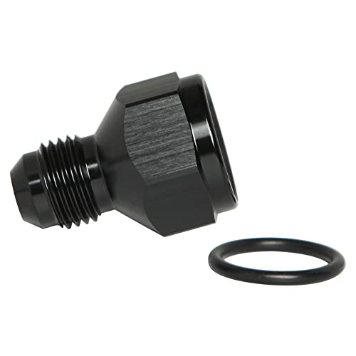 Adaptador reductor AN6 a AN4 mecanizado en aluminio anodizado negro de alta resistencia 5
