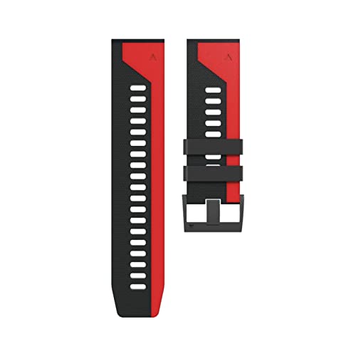 Bracelet silicone Garmin Fenix 7x finition premium QuickFit 26mm
