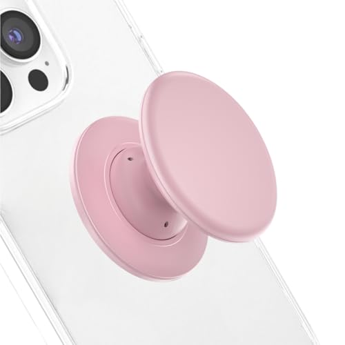 Grippopso Macaron Solid Color Design Expandable and Collapsible Mobile Phone Grip Stand Holder for Phone Tablet Cell Phone Accessory Pink