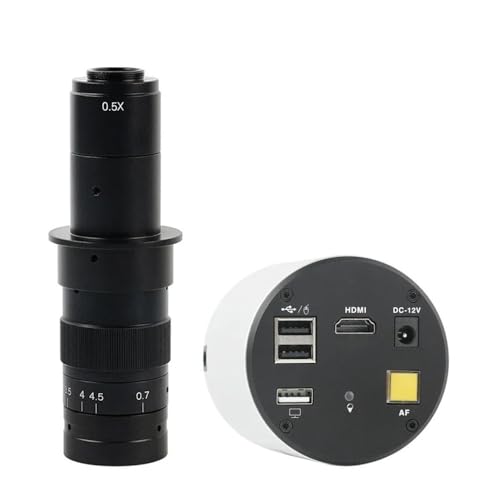 Microscope HDMI 1080P 60FPS USB Type-C IMX307 Industrial Autofocus Measuring Video Microscope Camera C Mount U Disk Recorder Soldering with 180X Lens