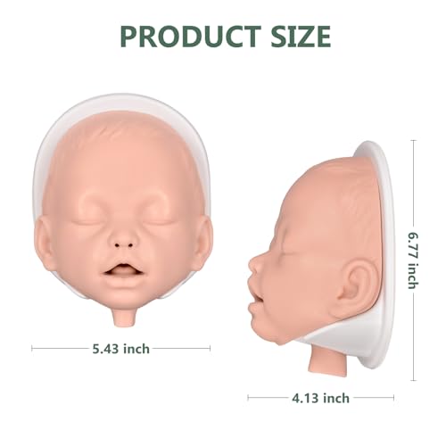 Image of Ultrassist Child Airway Management Trainer with Base, Infant Intubation Manikin Head, Neonatal Airway Management Simulator for EMS Training