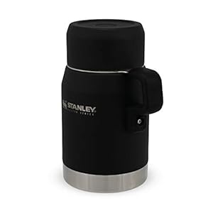 Stanley Master Unbreakable Food Jar 0.5L / 17OZ Foundry Black, Lunchbox houdt 10 uur warm, of koud, Dubbelwandige…