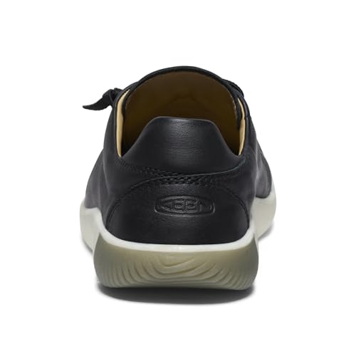 KEEN Men's KNX Lace Up Lightweight Flexible Sneakers, Black/Star White, 7 US by KEEN - Used condition - Image 7