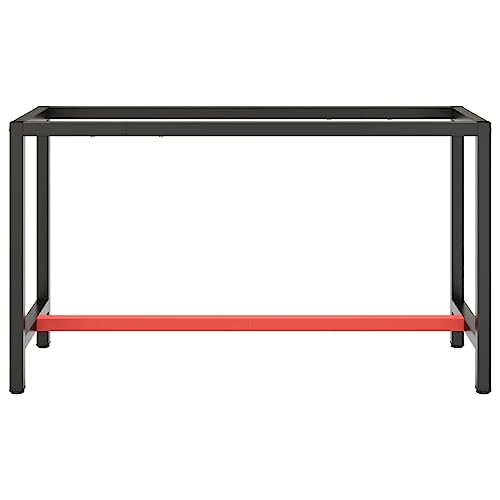Pied de table d'établi robuste en métal avec trous pré-percés - 3