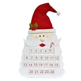 Skurriler Adventskalender aus Filz zum Aufhängen an Türen oder Wänden (A)