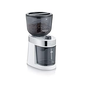 Graef CM201EU CM201EU Koffiemolen, wit, roestvrijstalen schijfmolen