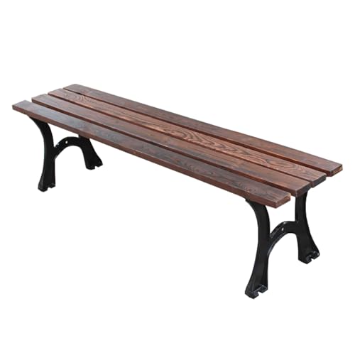 Chaise en bois massif pour lieu public résistante aux intempéries format 120 cm