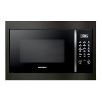 Micro-ondas de Embutir Brastemp Eclipse Collection 32L com 18 Receitas Pre-Programadas e Design Sofisticado - BM146AP 110V