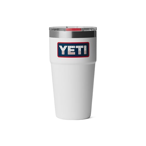 Image of YETI Rambler 20 oz Stackable Tumbler, Stainless Steel, Vacuum Insulated with MagSlider Lid