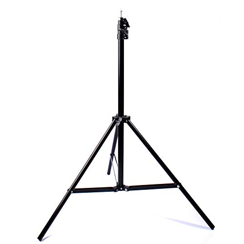 Ruittos Light Stand 7-Foot, Photography Tripod Stand Extendable Support for Video Light, Strobe, Flashes, Reflectors, Umbrella, Camera Video Film Making