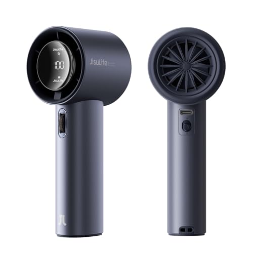 JISULIFE Portable Handheld Fan,Speed(1-100) Adjustable Turbo...