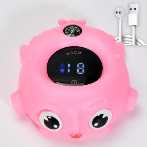 Image of Baby Bath Thermometer - Digital Floating Water Thermometer with LED Display & Color Temperature Alerts, Rechargeable Bath Toy for Infant Bathtub Safety, Newborn Bath Essentials Gift