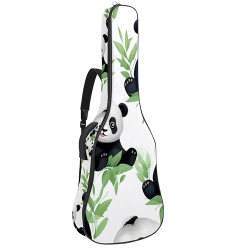 Sac pour guitare acoustique 101,6 cm avec housse imperméable et motif panda