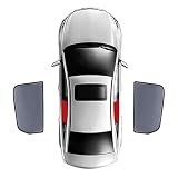 Tendine Parasole Auto per BMW 5 Series F10 2011-201, Tendine Parasole Finestrini Laterali Copri Finestrini Auto Anti-UV,B-2pcs Rear Window