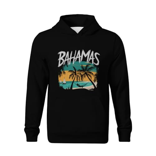 Kids Proud Bahamas Gift Design Idea Boys Girls Lightweight Kangaroo Pocket Fleece Hoodies2