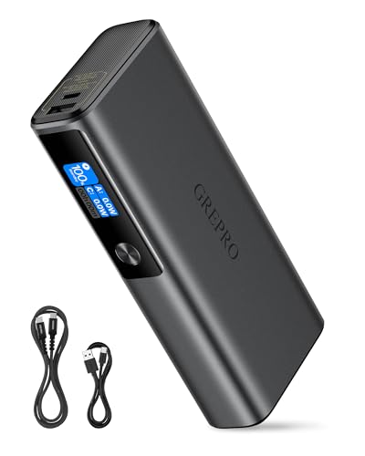 GREPRO 100W Laptop Power Bank, 20000mAh 130W Total Aluminum Alloy USB C - image 1