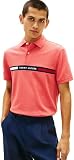 Tommy Hilfiger Polo de Manga Corta Hombre Chest Insert Regular Fit, Rojo (Vintage Red), XXL