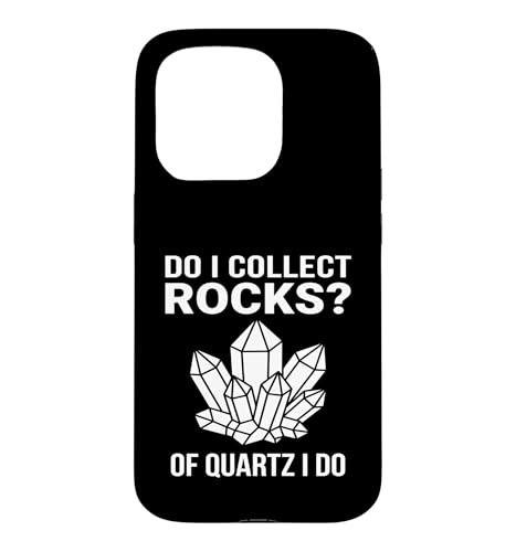 Funny Of Quartz I Do Rock Collector Geology Pun �X�}�z�P�[�X iPhone 15 Pro �p