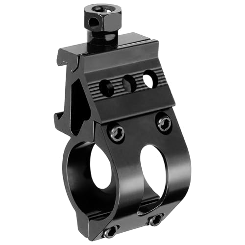 Offset Picatinny Rail Mount, 1 Inch Picatinny Flashlight Mount, Flashlight Mounts for Outdoor