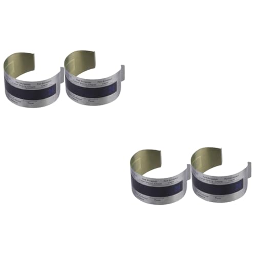 KICHOUSE 4pcs Stainless Steel Wine Thermometer Bracelet Digital Display for Accurate Bottle Measurement Tool for Wine