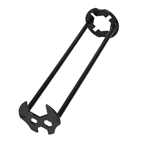 Llave de fregadero multifuncional, llave universal multifuncional portátil, llave de grifo de fregadero de montaje inferior, para quitar fontanería, desagüe, baño, cocina, ducha, bañera, calentador de