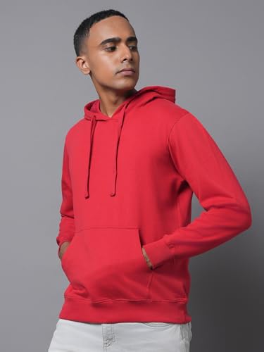 Image of HIGH Star Men's Cotton Hooded Neck Sweatshirt