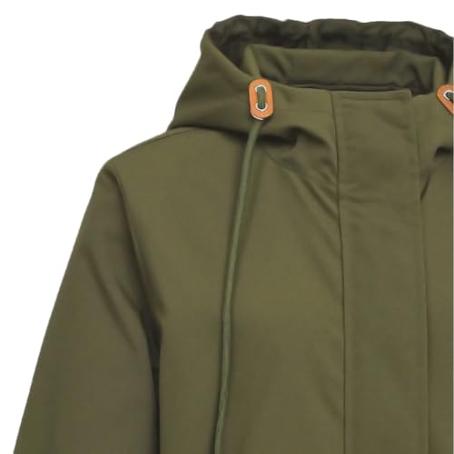 Chaqueta impermeable tallas grandes transpirable y cómoda de mujer 5