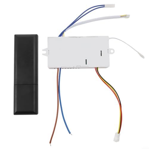 Kit de control remoto de luz de ventilador de techo, regulador de frecuencia variable de 6 velocidades, controlador de CC de 150 W, receptor de controlador (cabezal agitador)