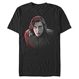 Star Wars Big & Tall Last Jedi Kylo Ren Face Men's Tops Short Sleeve Tee Shirt, Black, XX-Large