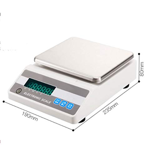 Báscula digital LCD acero inoxidable ABS 5kg miniatura 2