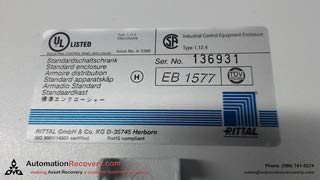 Rittal EB 1577, EB Hinge Cover Junction Box/Enclosure, 6