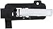 Dorman 96476 Rear Driver Side Interior Door Handle Compatible with Select Dodge Models, Black; Chrome
