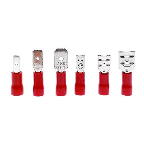 330pcs Assorted Full Insulated Fork U-Type Set Terminals Connectors Assortment Kit Electrical Crimp Spade Ring