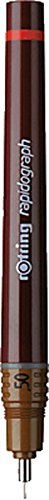 rOtring Caneta de desenho técnico Rapidograph de 0,5 mm (S0203700)