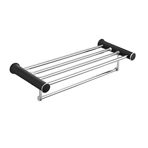 Support d'accessoires de salle de bain mural en inox pour stopper le désordre