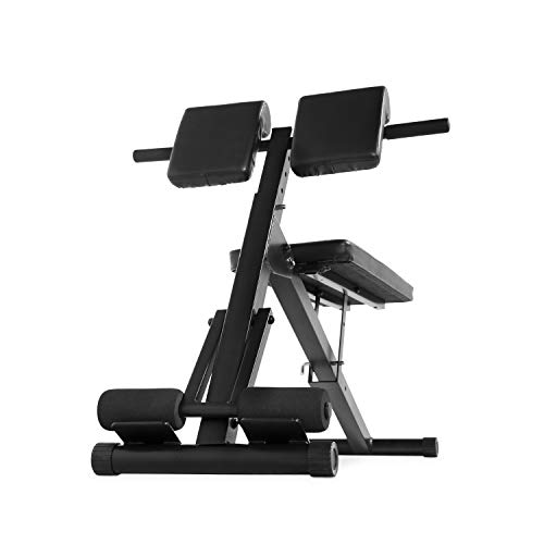 Cap Barbell Hyperextension/Ab Bench,Black #TOP4