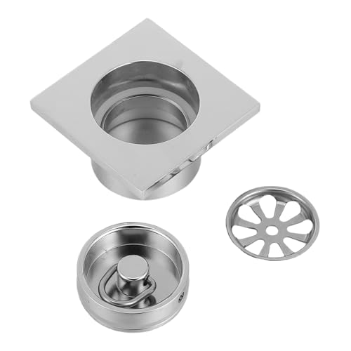 Filtre inoxydable pour drain de sol durable en acier brossé pour douche