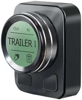 briidea Proportional Trailer Brake Controller, Digital Electric Brake Control with Rotary Knob & LCD Display, for 1 to 4 Axles, Compatible with Ford GM Chevy Dodge RAM Toyota