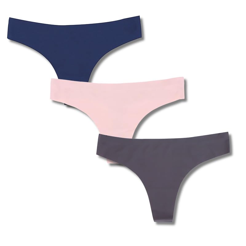 spenca Women Ice Silk Seamless Thongs Panty_Pack of 3 Multicolor-picture-43