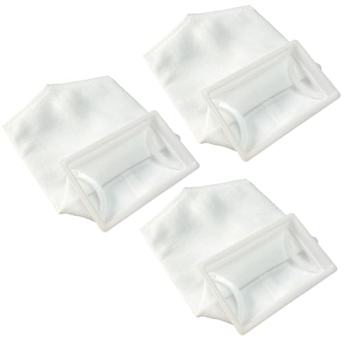 Image of 3 Pack Rectangle Filter Sock 200 μm 7 x 4.5 Inch Aquarium Filter Bags Aquarium Filter, Rectangle Aquarium Filter Sock, Rectangle Felt Filter Sock, Aquarium Filter Bags for Saltwater